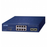 Коммутатор PoE + Planet GS-2210-8P2S 8-портовый 10/100/1000T