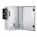 Монтажный шкаф NSGate NSC-4060H1F1 400x600x210 с нагревателем
