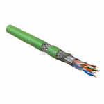 Кабель витая пара экранированный SF/UTP Hyperline SFUTP4-C5E-P26-IN-LSZH-GN-305