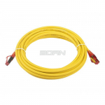 Экранированный патч-корд F/UTP Cat.5e Hyperline PC-LPM-STP-RJ45-RJ45-C5e-5M-LSZH-YL