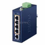Компактный промышленный 4-портовый коммутатор IP40 10/100TX Planet ISW-504PT-E