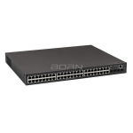 Управляемый L2+ коммутатор PoE Plus 48 портов Бастион SKAT PoE-M-48G-4S
