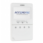 Цветной 4-x проводный монитор видеодомофона ACCORDTEC AT-VD432C WH