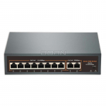 Сетевой POE коммутатор на 8 портов RJ45 ACCORDTEC ATEC-POE08L