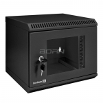 Телекоммуникационный 10" настенный шкаф 6U ExeGate EC-WM-6U.280.G.BLACK EX298624RUS