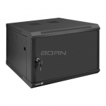Телекоммуникационный 19" настенный шкаф 6U ExeGate EC-WM-6U.600.M.BLACK EX298618RUS