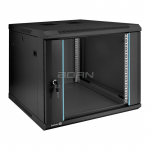 Телекоммуникационный 19" настенный шкаф 9U ExeGate EC-WM-9U.600.G.BLACK EX298608RUS