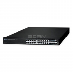 Управляемый коммутатор Ethernet 3 уровня с 24 портами 10/100/1000T Planet SGS-6341-24T6X