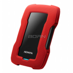 Внешний диск HDD 2TB ADATA AHD330-2TU31-CRD HD330 Red Silicone USB 3.2