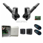 Комплект автоматики для двухстворчатых распашных ворот CAME KR310 RC combo KIT