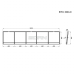 Комплект для организации навеса PSGRC-BTXD CAME 001PSGRC-BTXD
