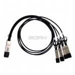 Медный шнур QSFP+ DAC пассивный 1m Eltex FH-DP4T30QS01